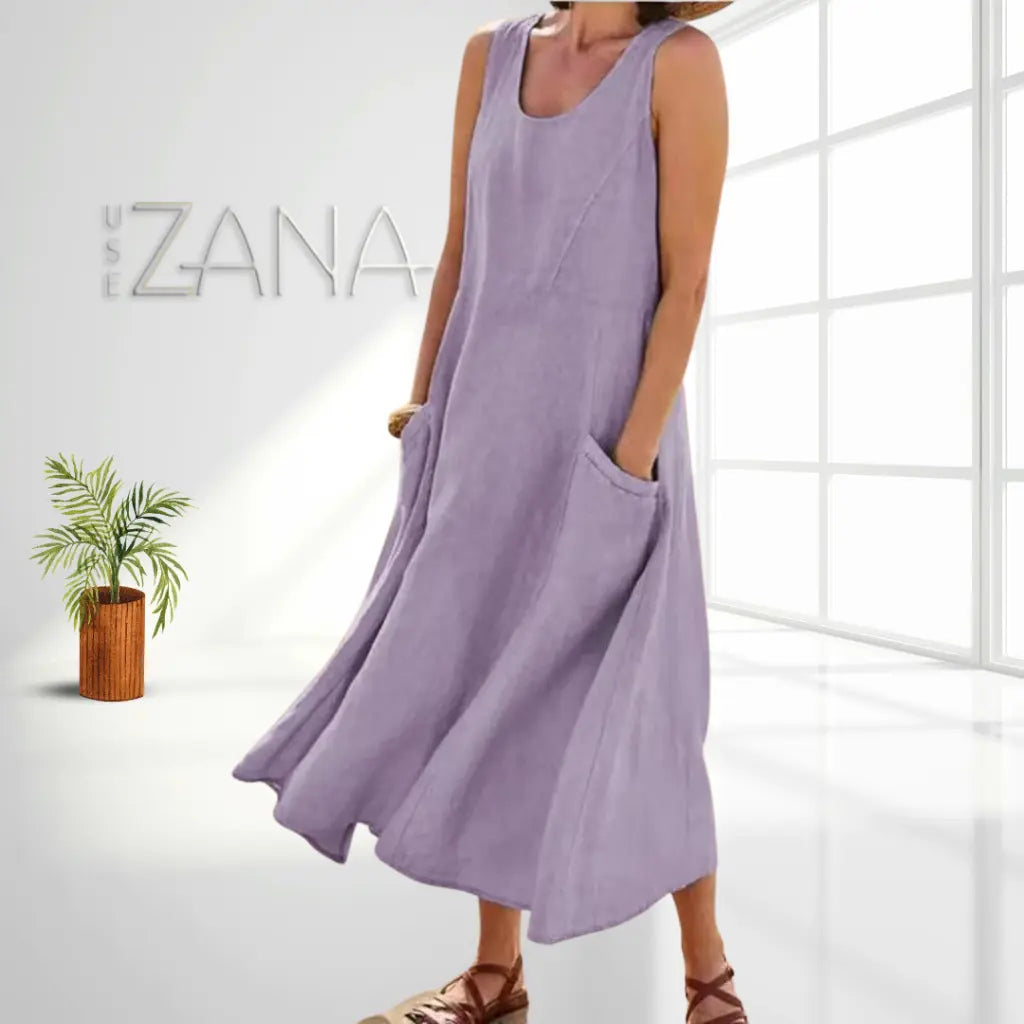 Vestido-Soltinho-Midi-Verão-Melina-Zana